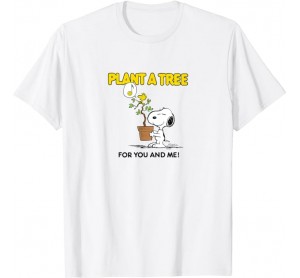 Peanuts - Earth Day Snoopy Plant A Tree For You and Me T-Shirt